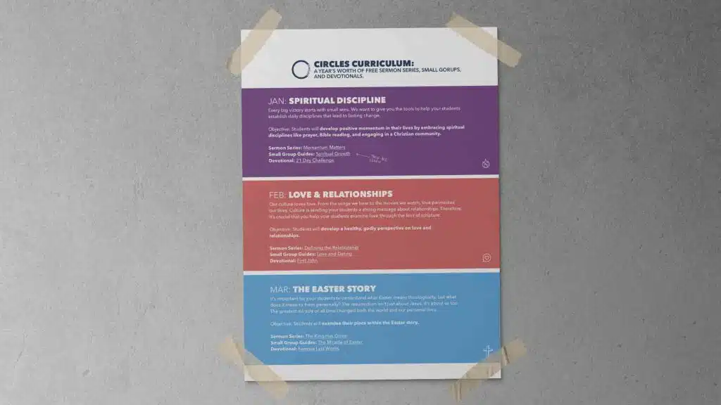 summer youth ministry curriculum