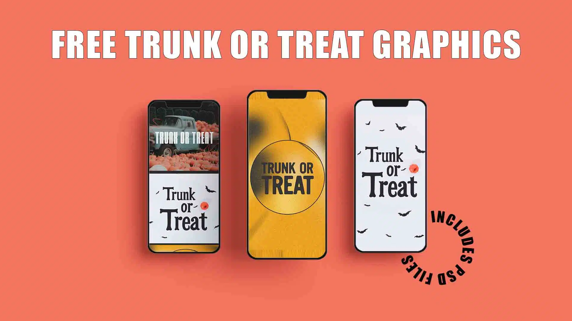 Free Trunk or Treat Graphics